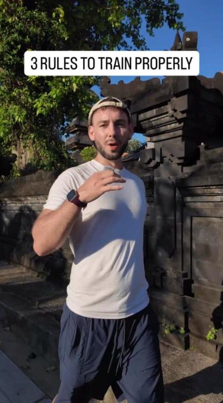 Conor: 3 rules to train properly
