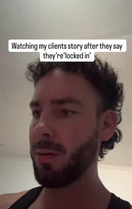 Conor watching client stories